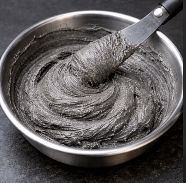 MetLQ-800 stainless steel adhesive repair putty mixing application